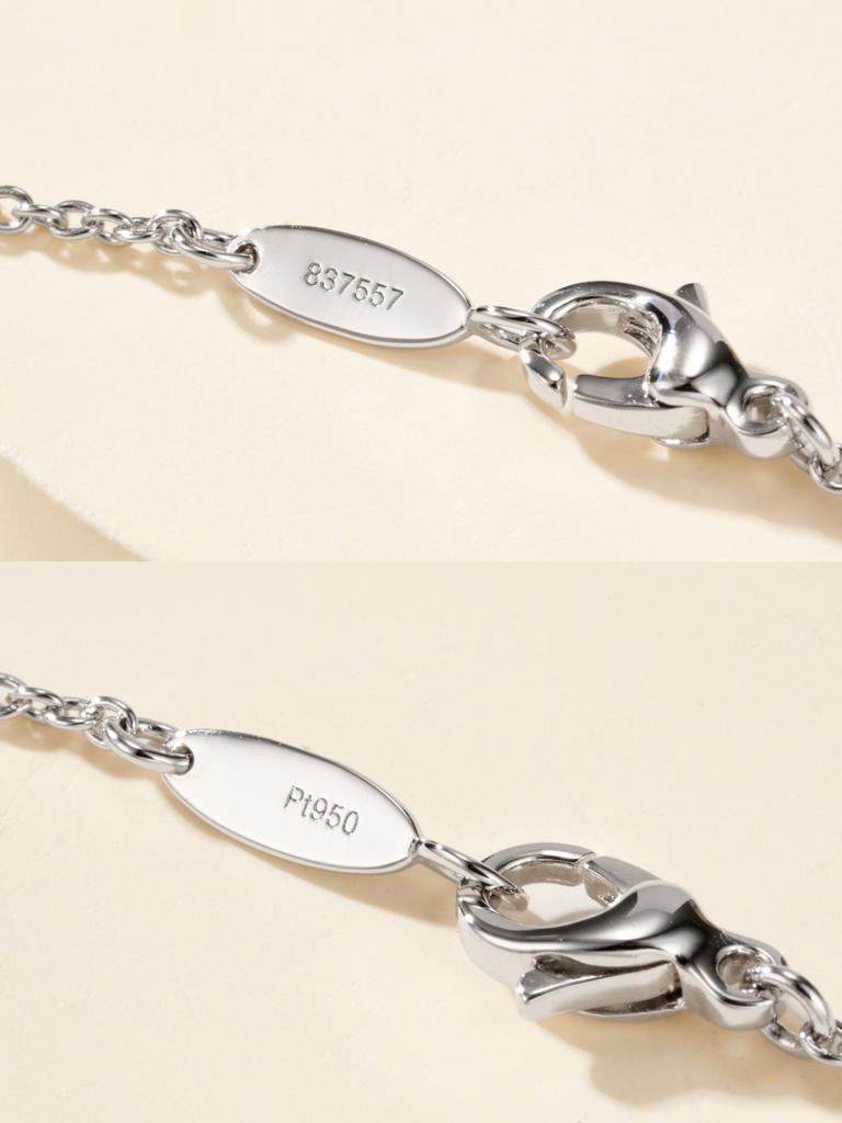 Diamond Necklace, Clover Pendant High-quality Color Separation and Electroplating Daily Dressing Gift Giving