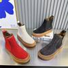 Winter Women Boots Warm Fur Snow Boots Antislip Platform Casual Ankel Boots Plus Size Fashion Rhinestone Women Cotton Shoes