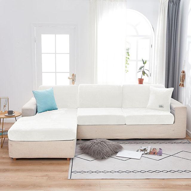 

Бархатный плюшевый L-образный чехол для дивана, чехол для гостиной, эластичная мебель, чехол для дивана, шезлонг, чехол для сиденья дивана, стрейч Plus Size1(S)-1pc