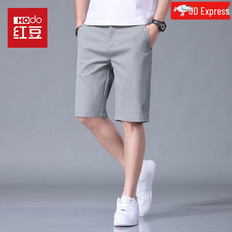 Hodo Men s Cool Ice Silk Casual Business Shorts 33