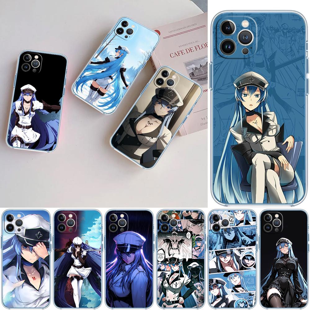 CJ10 Anime Esdeath Case for Motorola Moto E13 E15 E20 E22 E22I E22S E30 E32 E40 E7 E7I G Plus Power Play Stylus G22 G14