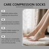 ZERILUNA 1 Pair Foot Care Compression Socks Breathable Ankle Support Promote Circulation Reduce Swelling Varicose Veins