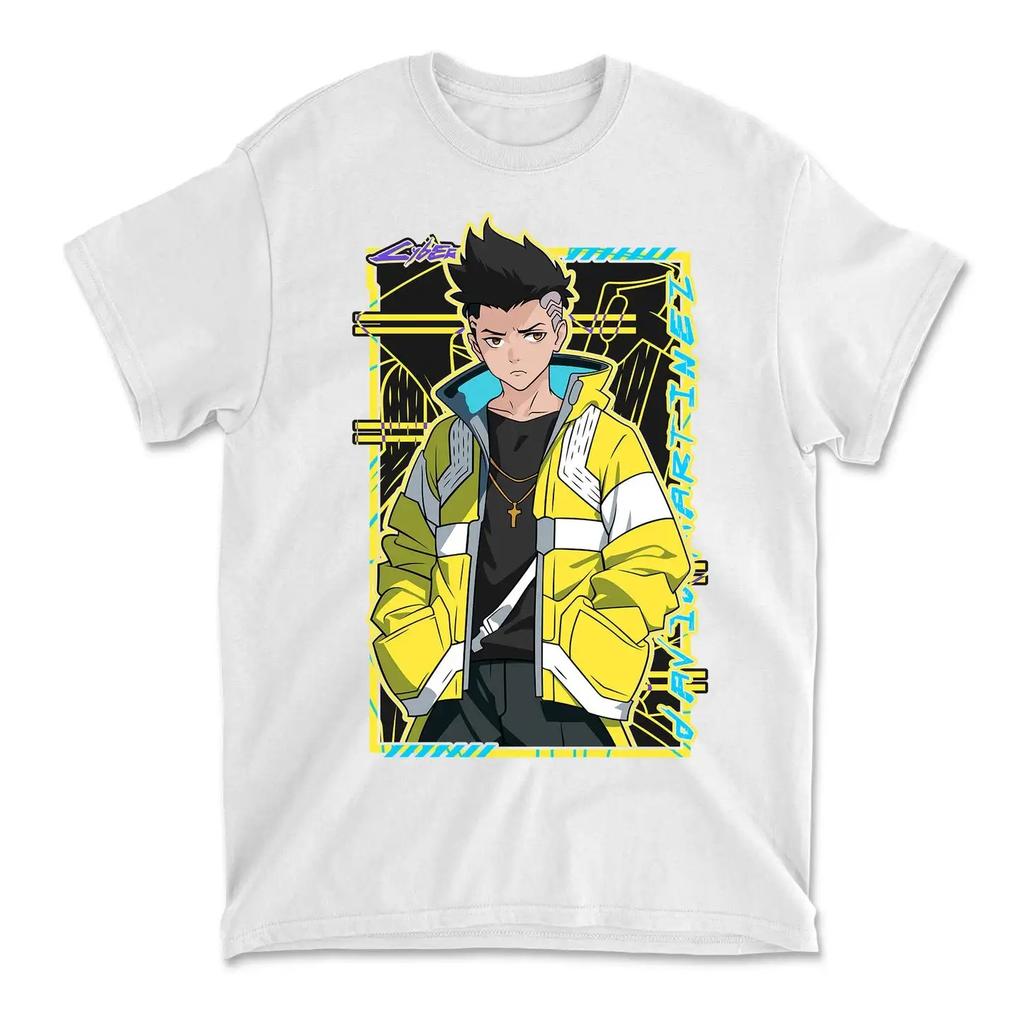 Cyberpunk Technologie Trendiges T-Shirt für Männer Modisches Reines Baumwolle Hohe Qualität Street T-Shirt Geschenk für Anime-Fans und Fans