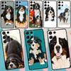 Bernese Mountain Dog Phone Case For Samsung Galaxy S25 S24 S23 S22 S21 Ultra S9 S10 Plus S20 FE Funda Cover Shell