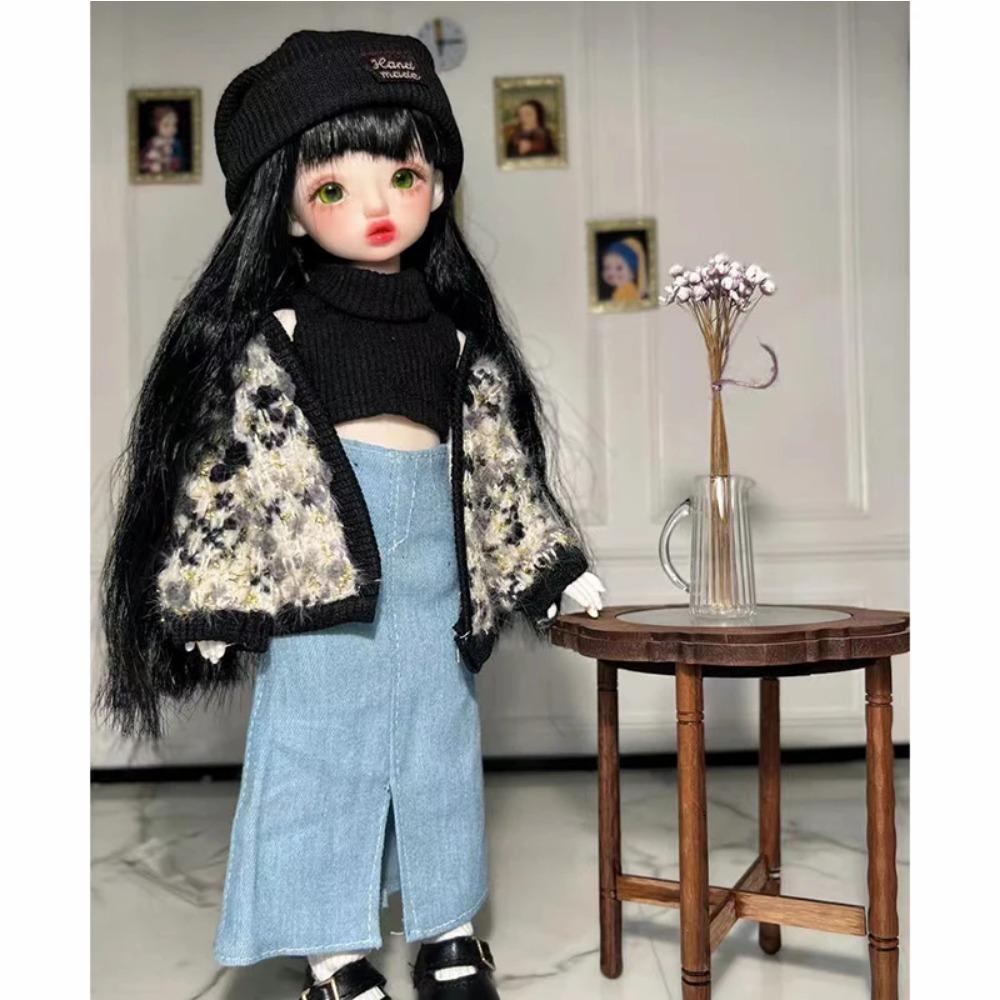 

Модная Милая Повседневная Одежда для Куклы 30 см 1/6 BJD Набор Наряда для Куклы Платье Принцессы Игрушка для Девочки Подарок Аксессуары для Куклы Праздничный Подарок
