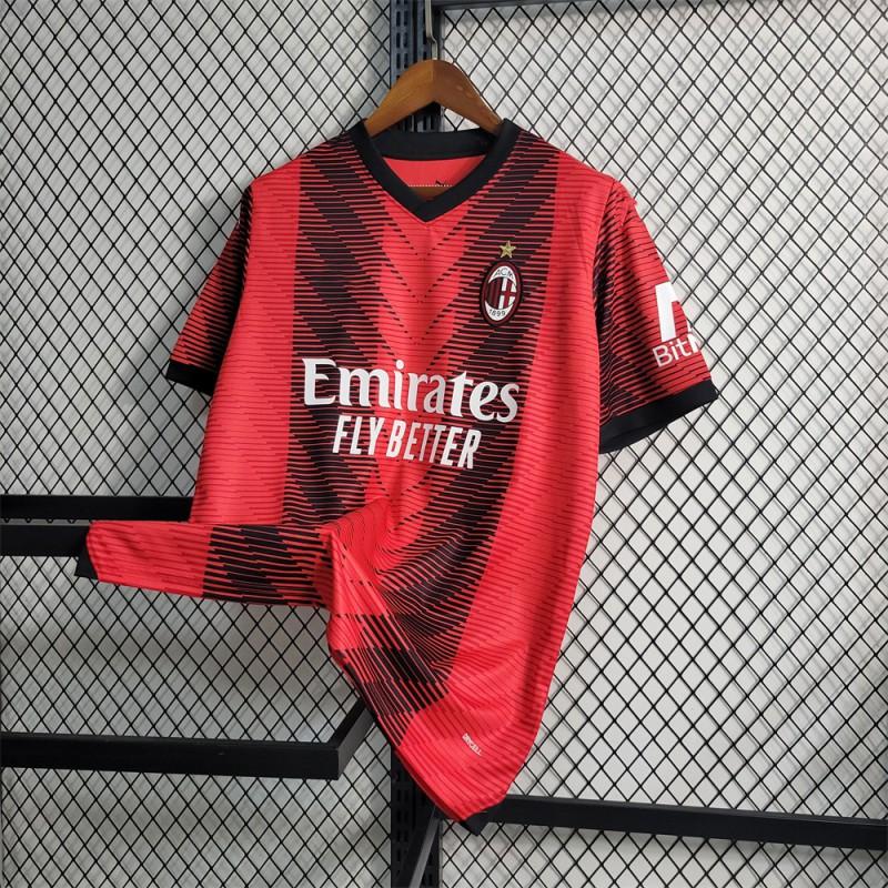 AC Mailand ''-'' Heim Auswärts Trikot 125. Jubiläum Edition Pre-Match Fußballtrikot Herren