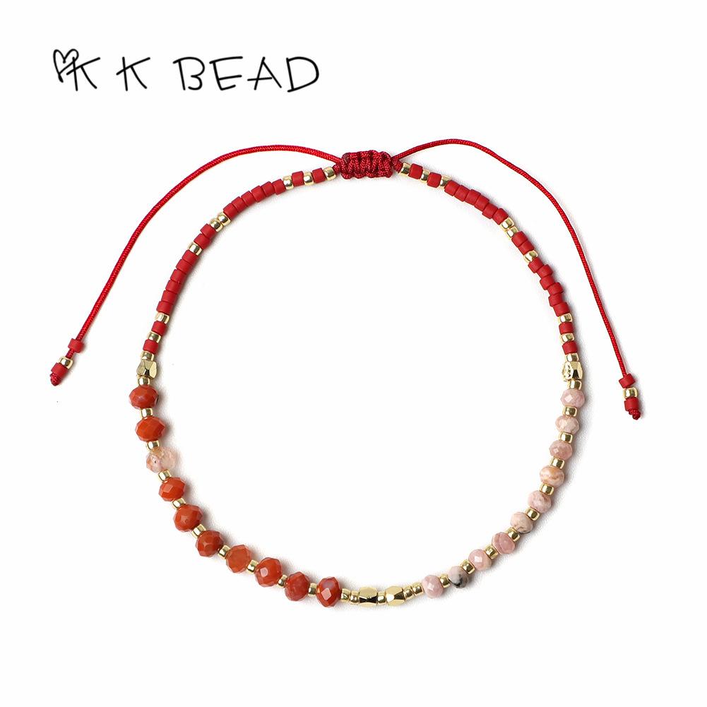 Rice Beads Hand Woven Bracelet Bohemian Bracelet