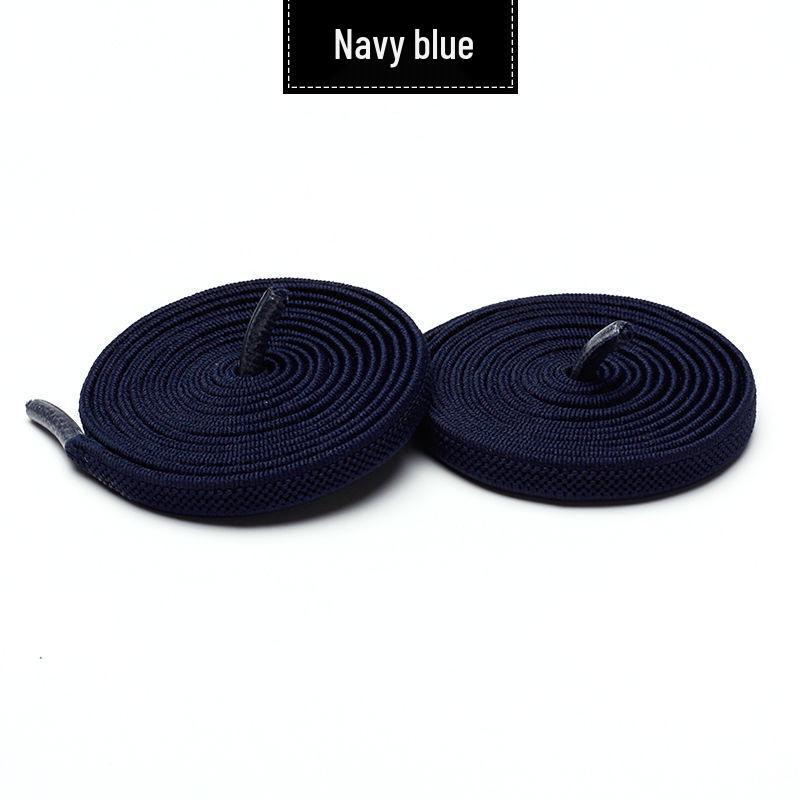 0.6cm Wide Elastic Flat Shoelaces for Sneakers and Canvas Shoes
