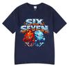 Six Seven Funny Cartoon 67 Meme T Shirts Unisex Women Clothing Fashion Harajuku Tshirt Summer Cotton Casual Short Sleeve Tshirts
