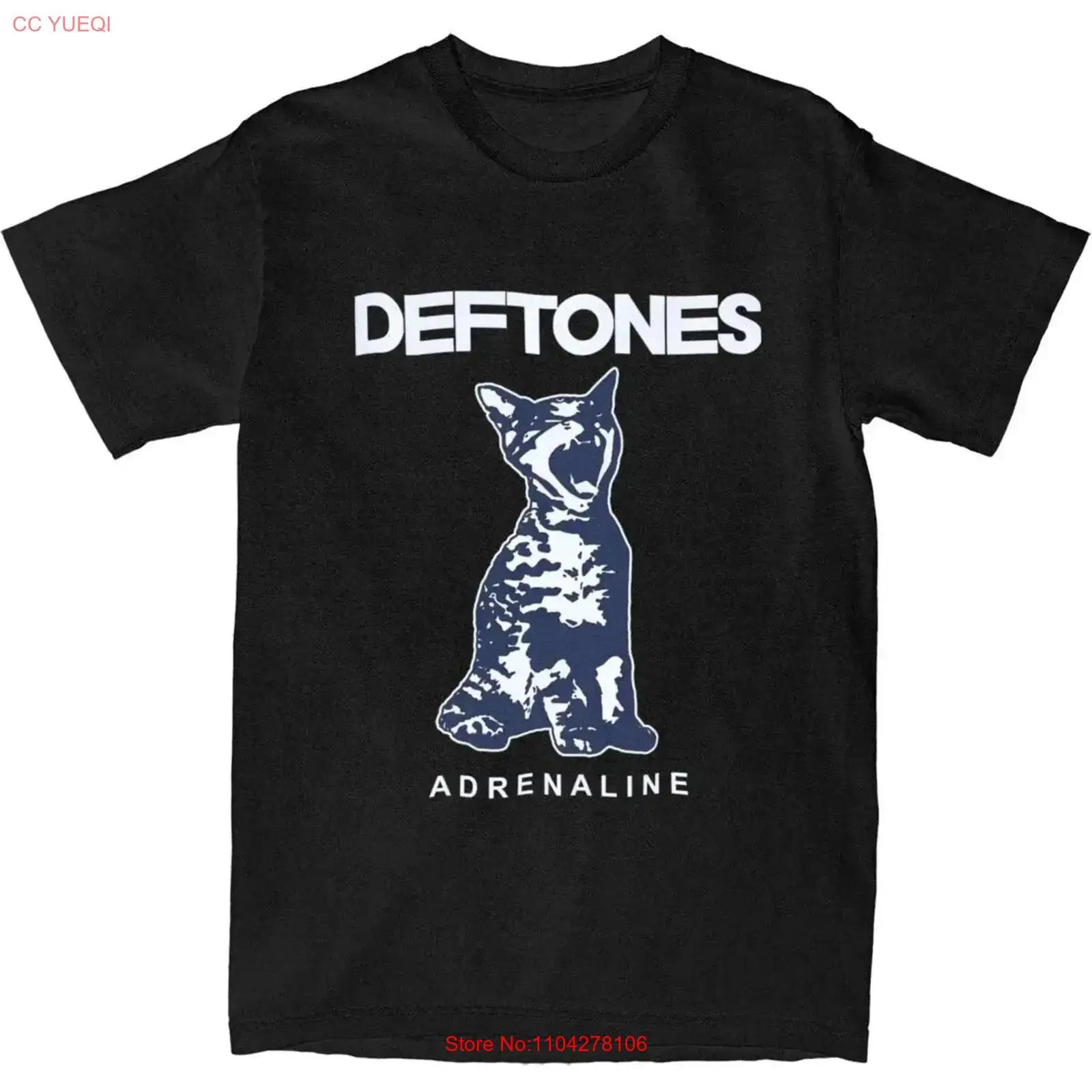 

Deftones Adrenaline Cat Black T shirt Size S 5XL vintage Washed Stretched Casual Slightly Versatile Soft Comfortable Stylish 5XL різнокольоровий