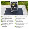 Tapis anti-projections - wenko - noir - antidérapant - étanche - idéal barbecue