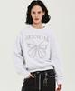 Nigaennikol Nicole Butterfly Quality Sweatshirt_Melange Silver