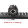 1Pcs 2 Module Spur Gear 21T/22T/23T-60T 45# Steel Motor Gear 2M Mechanical Transmission Gear Process Hole 10/12mm