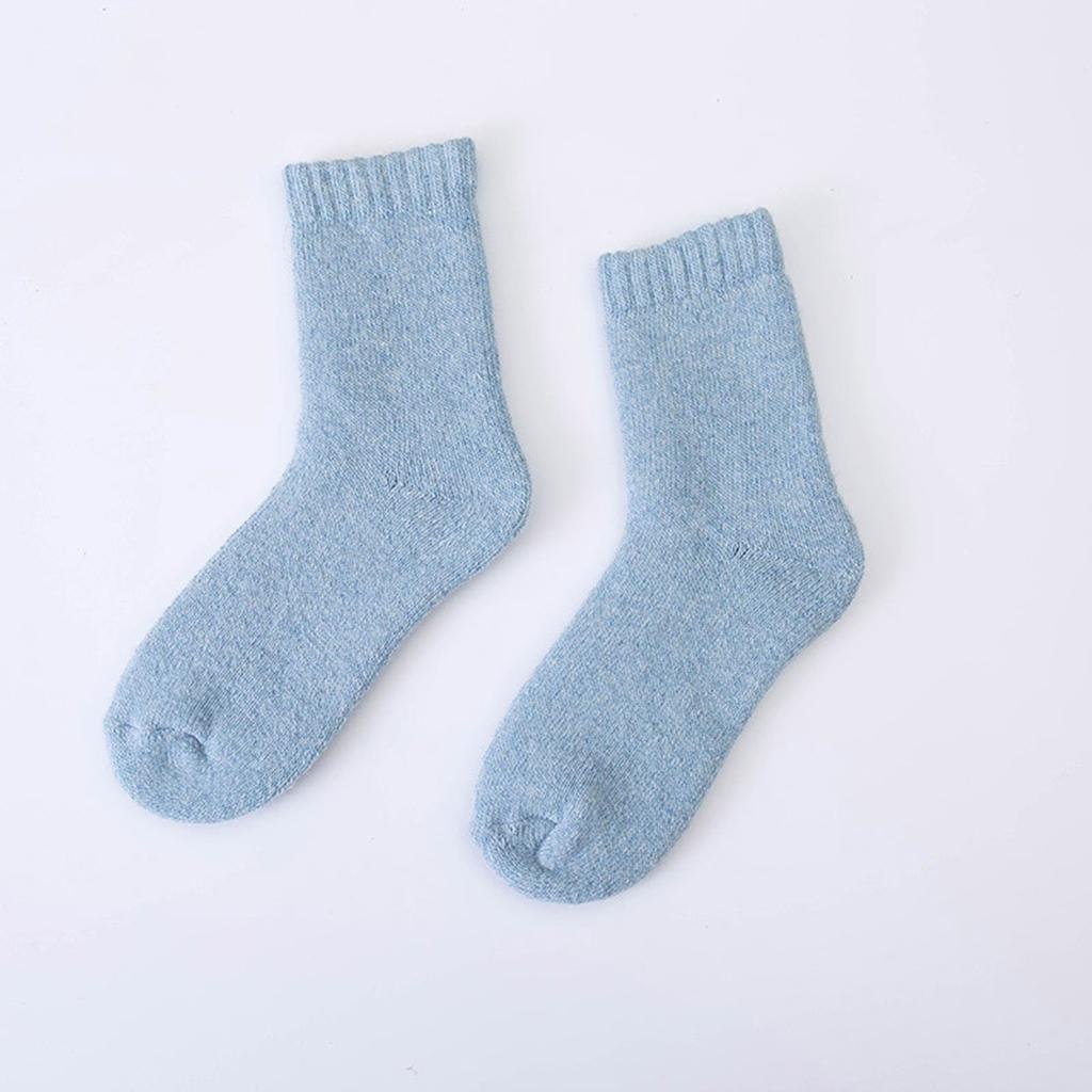 1 Packung Damen-Wollsocken, Stiefelsocken für Damen, warme Wintersocken, dicke, gestrickte, gemütliche Socken
