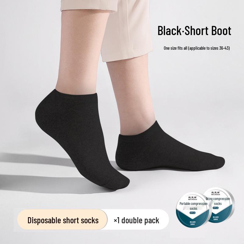 

Не впитывающие запахи одноразовые компрессионные носки для мужчин и женщин - средней длины и короткие стили для путешествий осенью/зимой, не требующие стирки для ежедневного использования.