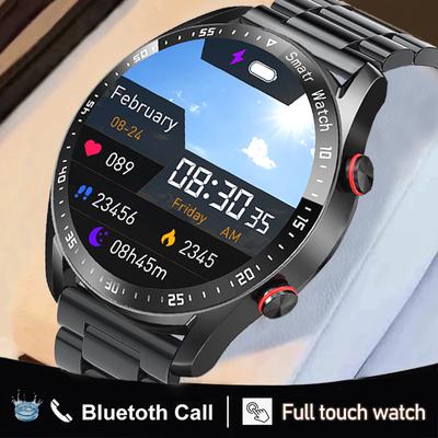 Ekg+ppg Akıllı Saat Erkekler Sağlık İzleme Spor Fitness Takipçileri Ip67 Su Geçirmez Amoled İş Akıllı Saat Bluetooth Çağrı