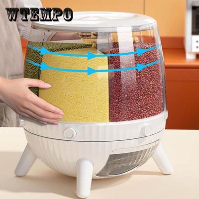Piped Rice Barrel Home Tesnenie proti vlhkosti Vlhkosť Nádrž na ryžu Nádoba na ryžu Zásobník Nádrž na sud Viaczrnná hybridná plechovka