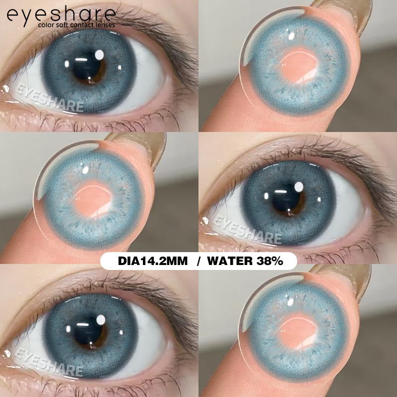1 Pár Cosplay Farebné Kontaktné Šošovky Anime Modré Šošovky Fialové Oko Halloweensky Make-up Kontakt Ročné Ružové Krásne Zreničky