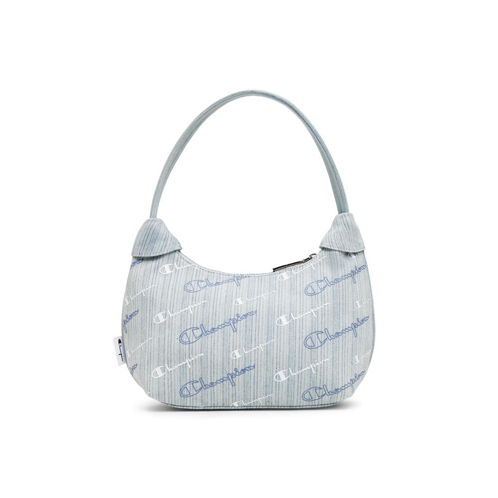 New Champion Fabric Backpack Shoulder Bag Unisex Light Blue Denim/Dark Blue Denim U5BACPU39