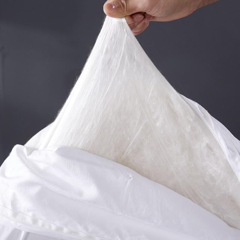 Luxury 100% Mulberry Silk Duvet Lightweight Natural Silk Quilt for All Seasons Soft Warm Pure Cotton Fabric Queen Size Comforter