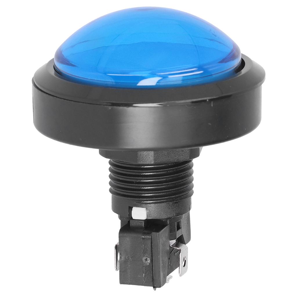 60mm Big Convex Button 2‑Foot Button with LED Light for Crane Machine Game Console