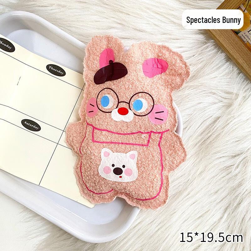 Cartoon Teddy Fleece Hot Water Bottle