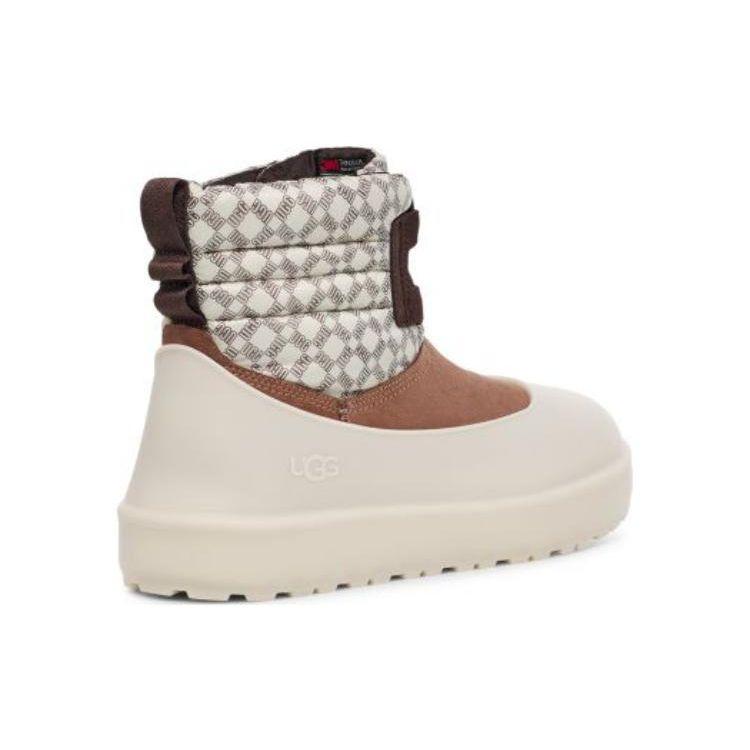 UGG Чоловічі чоботи Classic Luxe Suede Simple Comfortable Versatile Snow Boots Піщано-сірі 1133776-SILT
