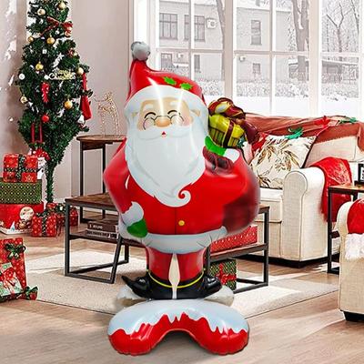 New In Standing Santa Foil Balloon for Christmas Party Decorations, Santa Claus Ornaments, Merry Christmas Room Decorations.