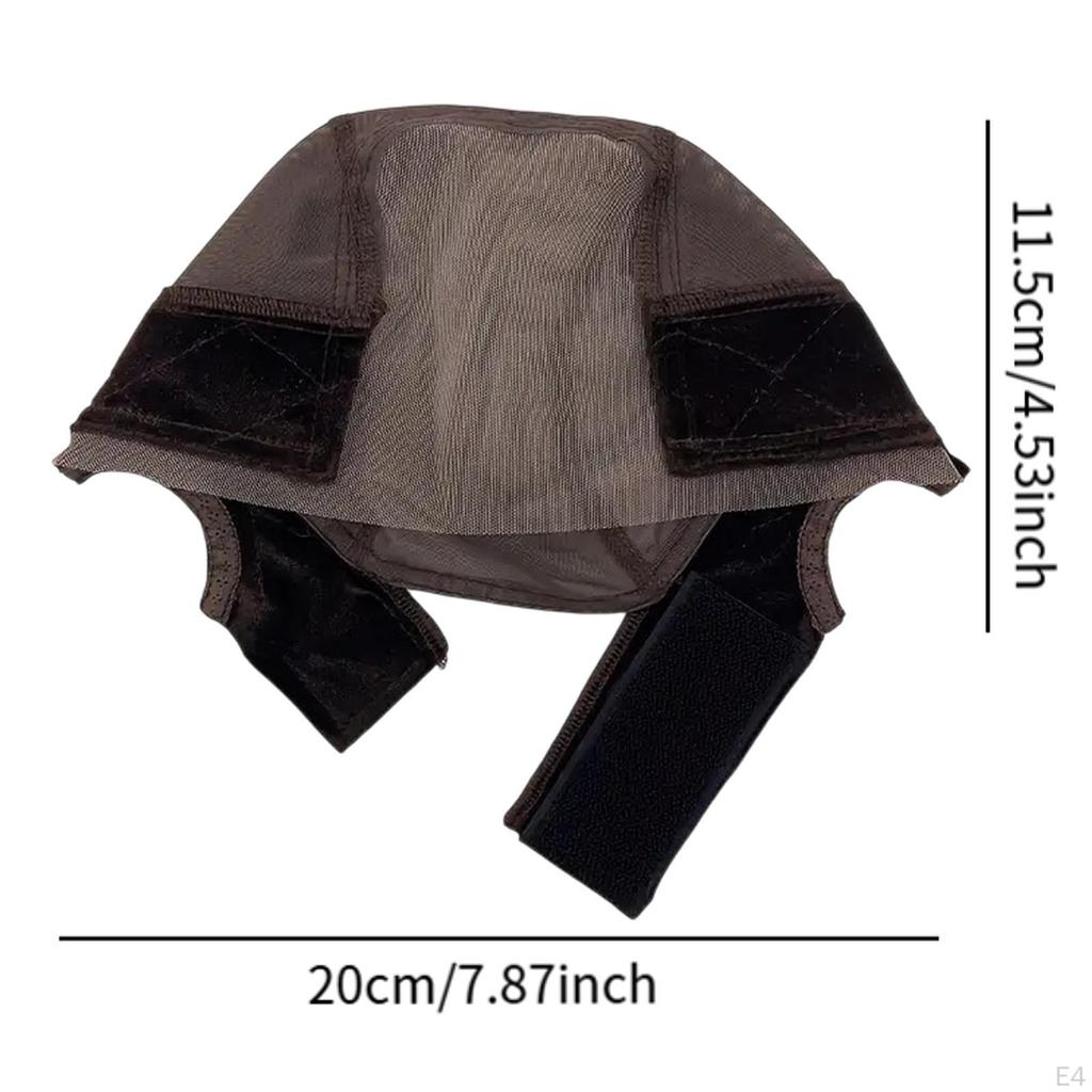 Wig Cap Adjustable Accessories Hairdressing Breathable Hat for Party Travel