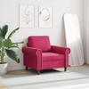 Armchair Burgundy 60 Cm Velvet