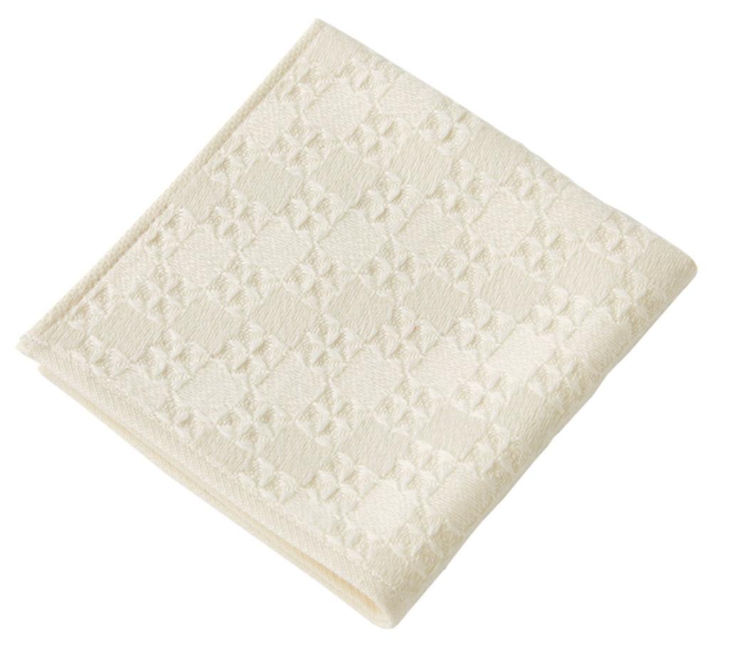 Kusunokibashi Monori Kapesník Suss 25 x Ručník, Wataoto, Vaflový, Off-White, Cca. 25cm, 1-65609-86-OW