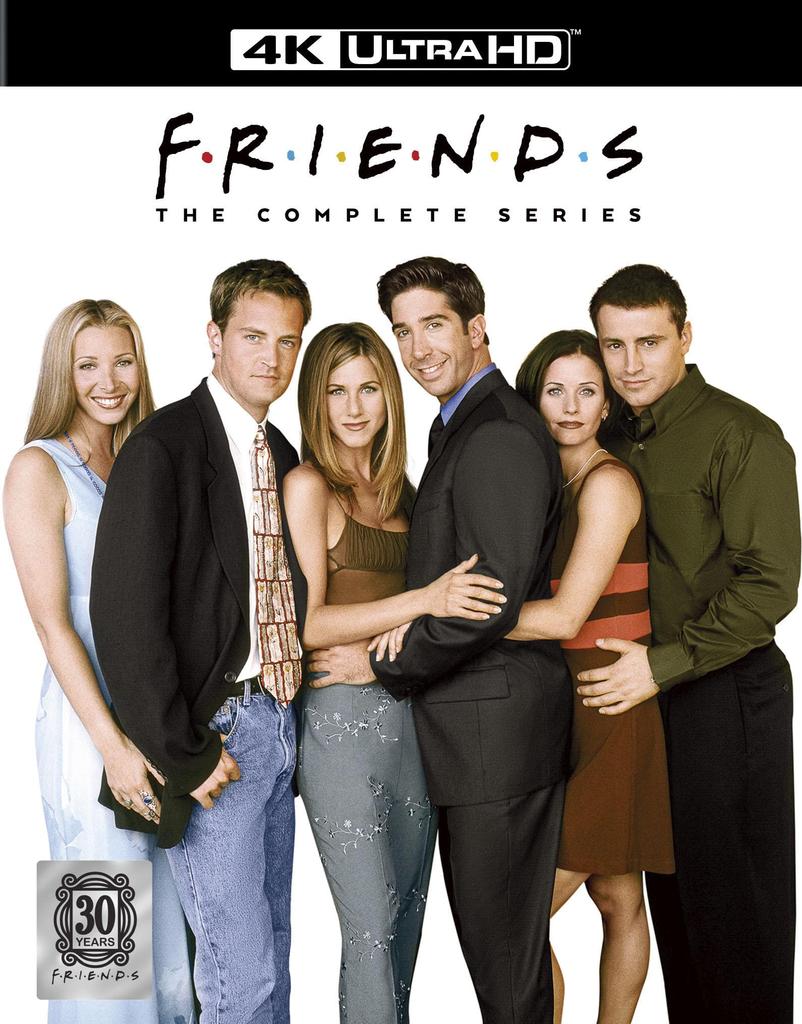 Press Friends 30th Anniversary 4K ULTRA HD Complete Series Discs 2 Bonus Bonus ULTRA HD [First Edition] (23 + Discs/Includes Features) [4K + Blu-ray]