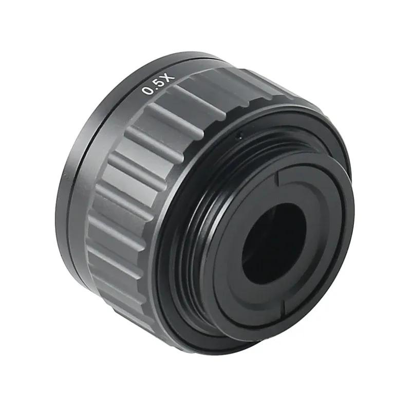 CTV 0.5X Focus Adjustable C Mount Adapter Ring M38 38mm For New Type Trinocular Stereo Microscope Set Camera Port