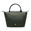 Longchamp Le Pliage Green 23 Short Handle Eco-Friendly Canvas Dumpling Tote Bag Small Women Tote Bag Forest-Green 1621919479