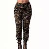 2026 Frühling Europäische & Amerikanische Damen Camouflage Print Mittelhohe Jogginghosen
