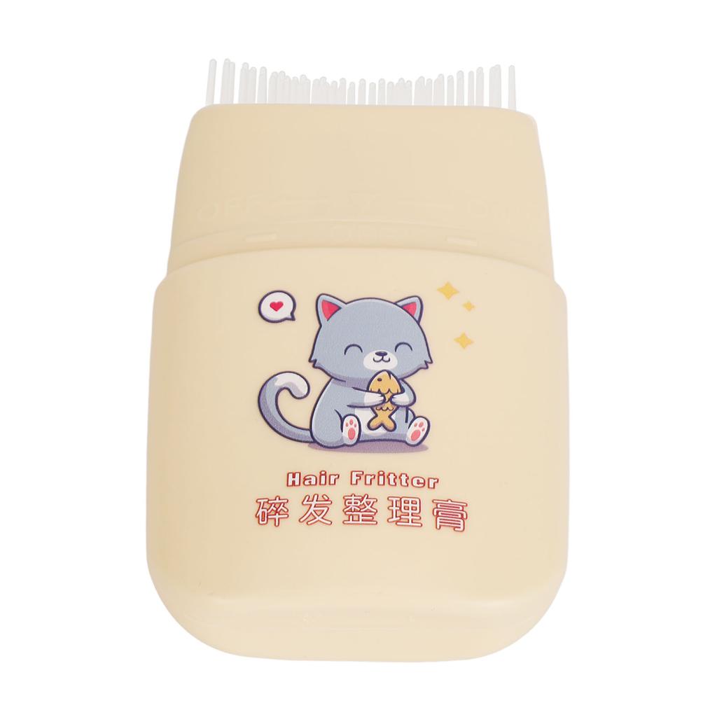 Kids Broken Hair Finishing Stick 80ml Portable Anti Frizz Comb Shaped Hair Wax Stick for Children