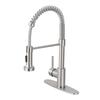 Stainless Steel Pull-Out Kitchen Faucet with Hot & Cold Extension for Vegetable Washing