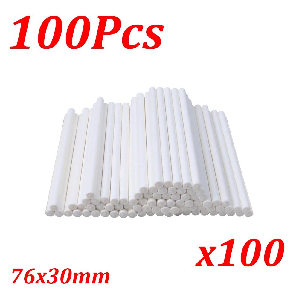 100-1000Pcs Paper Lollipop Stick Plain White Candy Lolly Pop For Party Dining Diy Making Chocolate Sucker Sticks Cake Lollipop