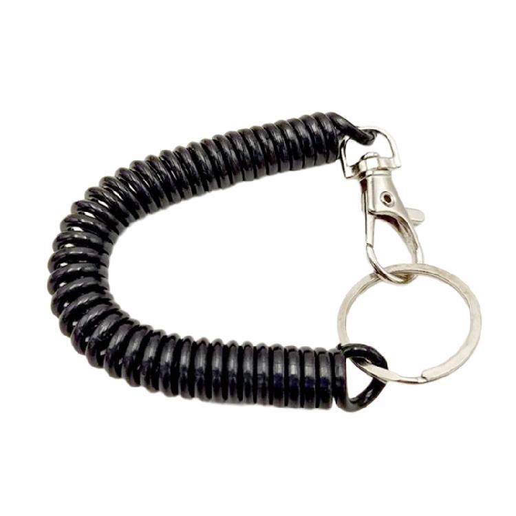 Portable Coil Springs Keychain Handmade Bag Ornament Gym Key Holder Hanging Ornament Suitable for Party Everyday Use