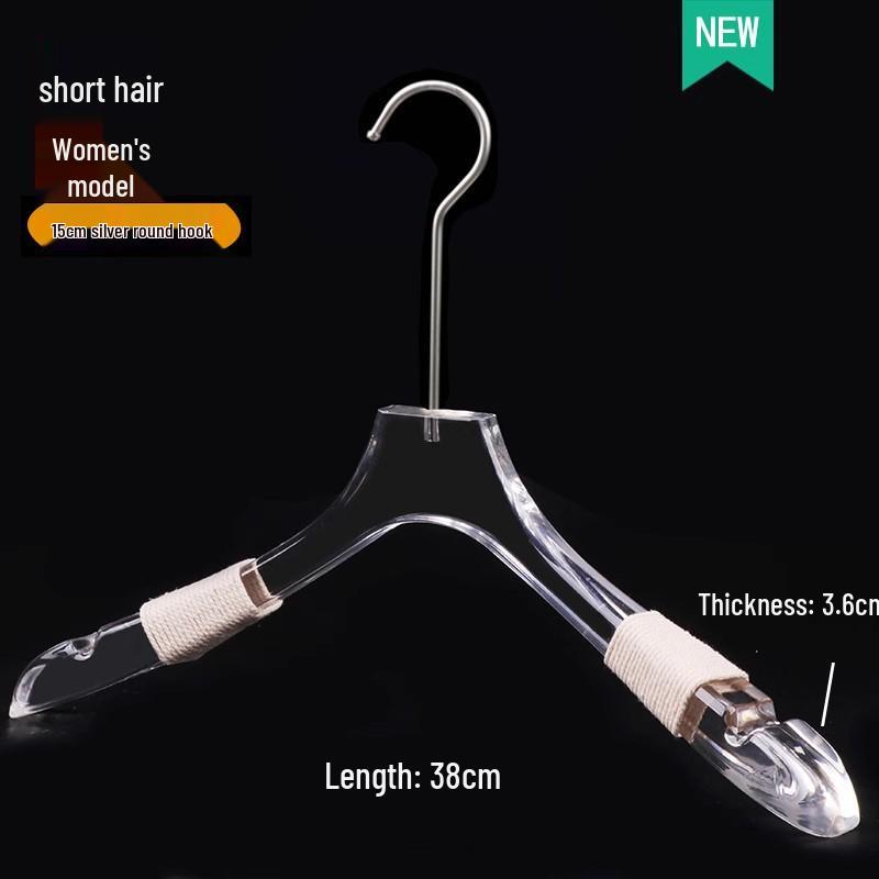 Acrylic Non-slip Hangers for Children's, Men's, and Women's Clothing