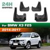 4PCS Car Mud Flaps Splash Guards Mudguards Car Mud Flaps Compatible with BMW X3 F25 2014 2015 2016 2017