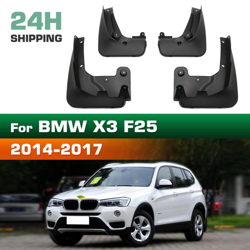 4PCS Car Mud Flaps Splash Guards Mudguards Car Mud Flaps Compatible with BMW X3 F25 2014 2015 2016 2017