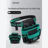 Green Forest Tools Durable Multifunctional Waist Bag for Nails, Electricians, and Carpenters