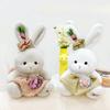 Pink Skirt Rabbit Rabbit Doll Plush Toy Little White Rabbit Doll 8 Inch Grab Machine Rag Doll