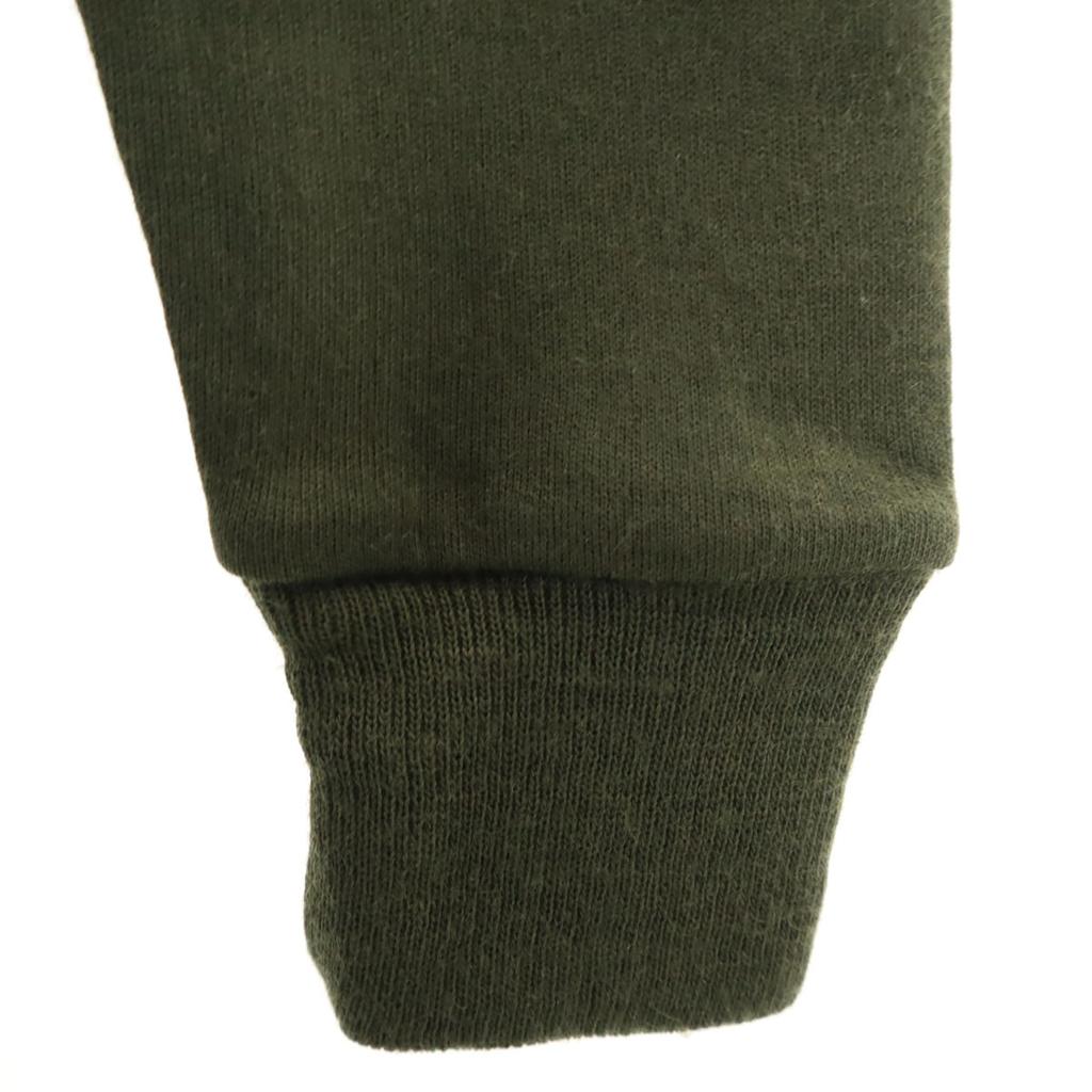 BEGETEX 70s Belgian Army Vintage Long Sleeve Sweat Trainer 46 Khaki Men's Used