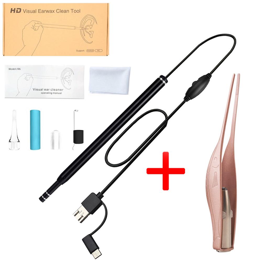 Smart Visual Ear Cleaner Ear Stick Endoscope Earpick Camera Otoscope Ear Cleaner Ear Wax Remover Ear Picker Ear Stick beleza PC