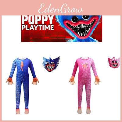 Entzückender Huggy Wuggy Bodysuit Jumpsuit für Kinder-Cosplay und Verkleiden