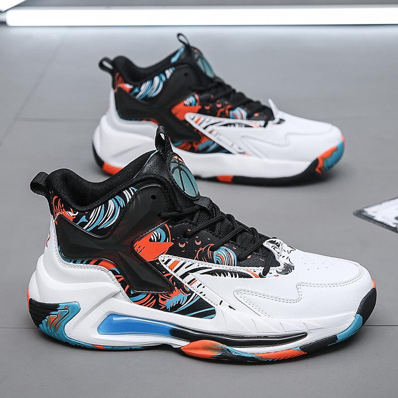 Zapatos de baloncesto originales para hombre, calzado atlético cómodo para exteriores, zapatillas deportivas