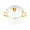 Explosion-proof Soup Pot Thickened Glass Stockpot Salad Bowl   Cooking