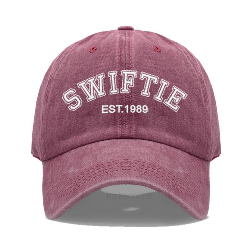 Swiftie 1989 Embroidery Baseball Cap For Men Women Unisex Washed Cotton Dad Hat Sun Hat Gift Fans Outdoor Sports Dropshipping